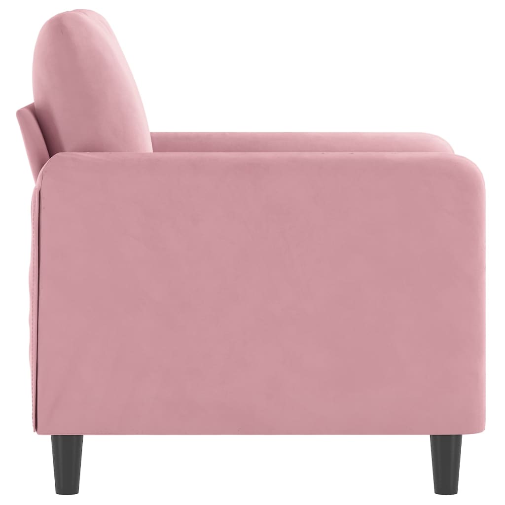 Fauteuil Rose 60 cm Velours - 4