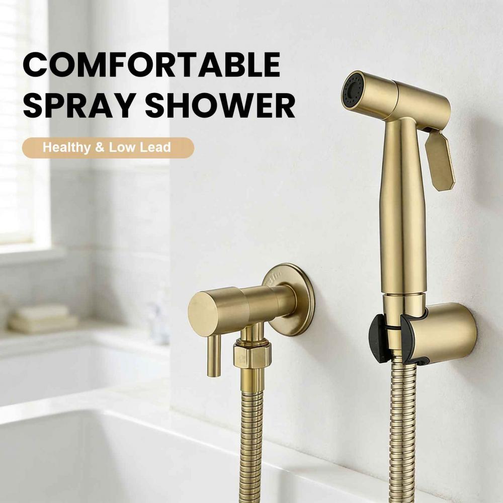 Ensemble Pulvérisateur WC en Acier Inox 304 – Douchette Hygiène Intime, Jet Pressurisé pour Salle de Bain - 9