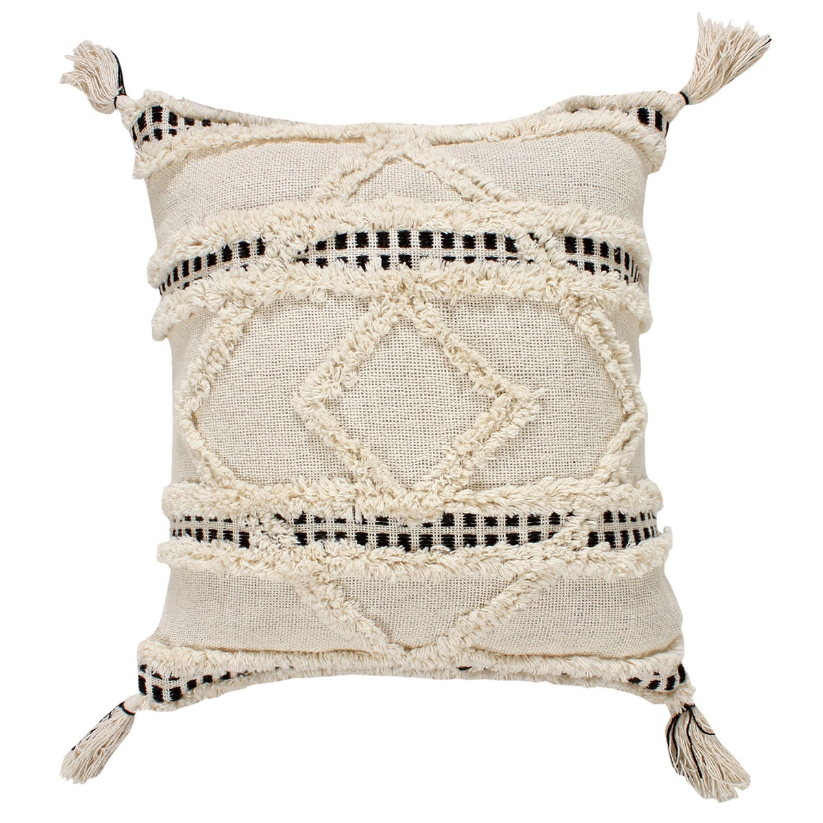 Origen home decor - cojín textil hogar | cojines y caminos blanco - 12x45x45 cm