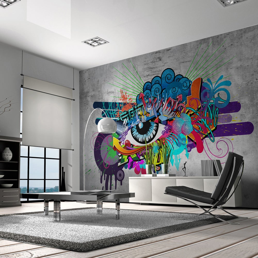 3D Eis Graffiti Q6633 Tapete Wandgemälde Fototapete Selbstklebend Kay