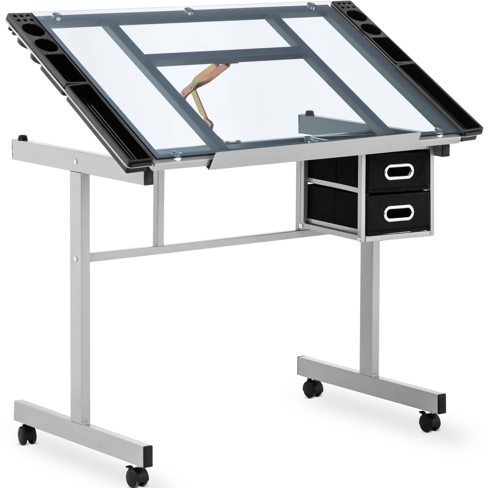 Tavolo Da Disegno Con Piano Inclinabile E Altezza Regolabile - Per Artisti, Studio E Creatività