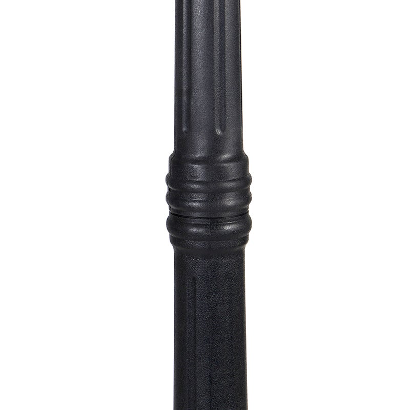 Qazqa classic-antique lanterne extérieure pour jardin - New Haven - noir, max. 15w, e27, 216.5cm, IP44, à 3 lumières - 7