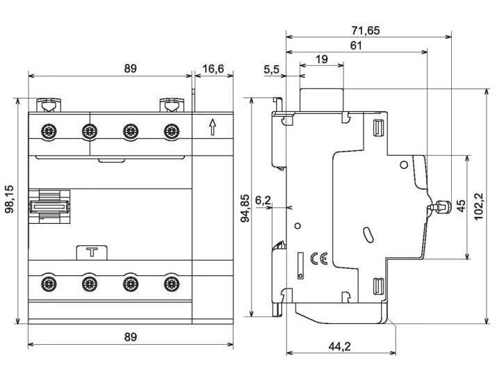 Legrand - Interrupteur différentiel 63A 4P sensibilité 30mA - 411653 - 3