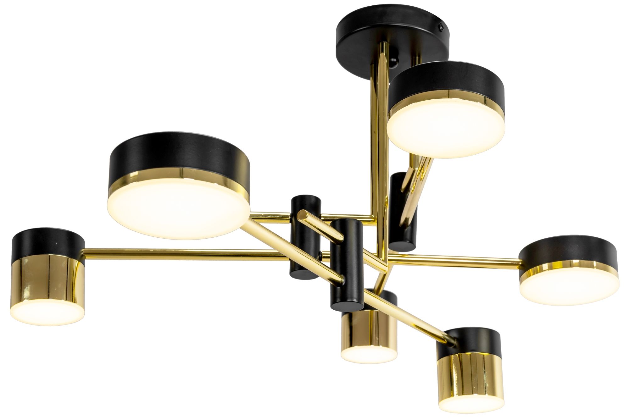 Lampa Sufitowa Wisząca Led Toolight App1002-6C Czarny