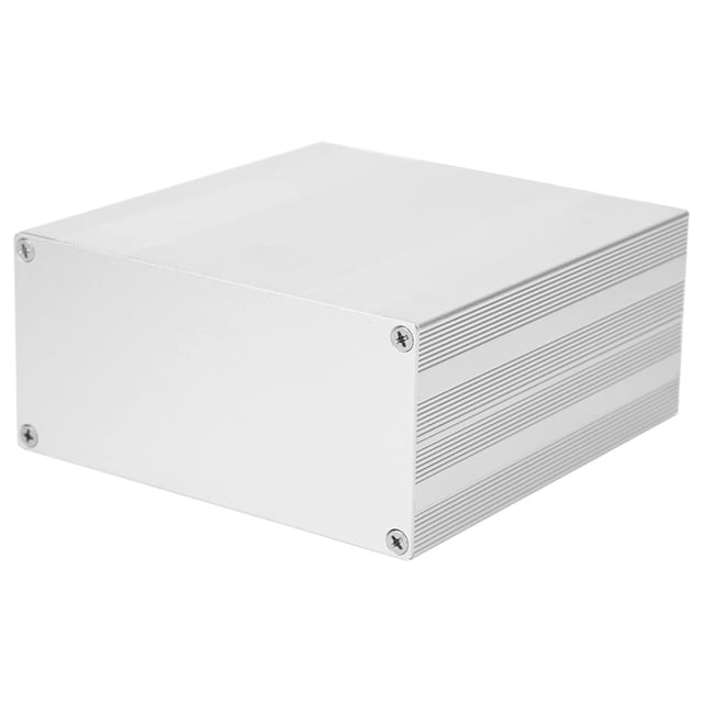 Contenitore per progetto in alluminio<br><br>Custodia in argento opaco per analizzatore GPS fai da te<br><br>Contenitore per amplificatore HIFI 68