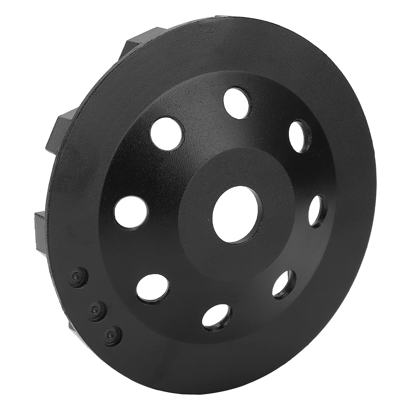 Meule diamantée 10 dents noires 150 mm 30 mailles Ponçage béton pierre ciment - 2