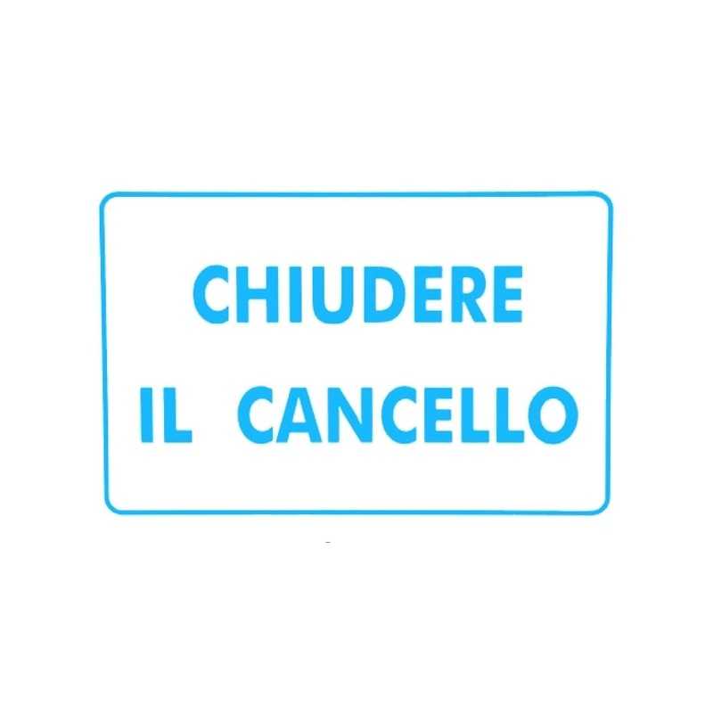 Cartello Inizio Alluminio CL.1 15x35 cm