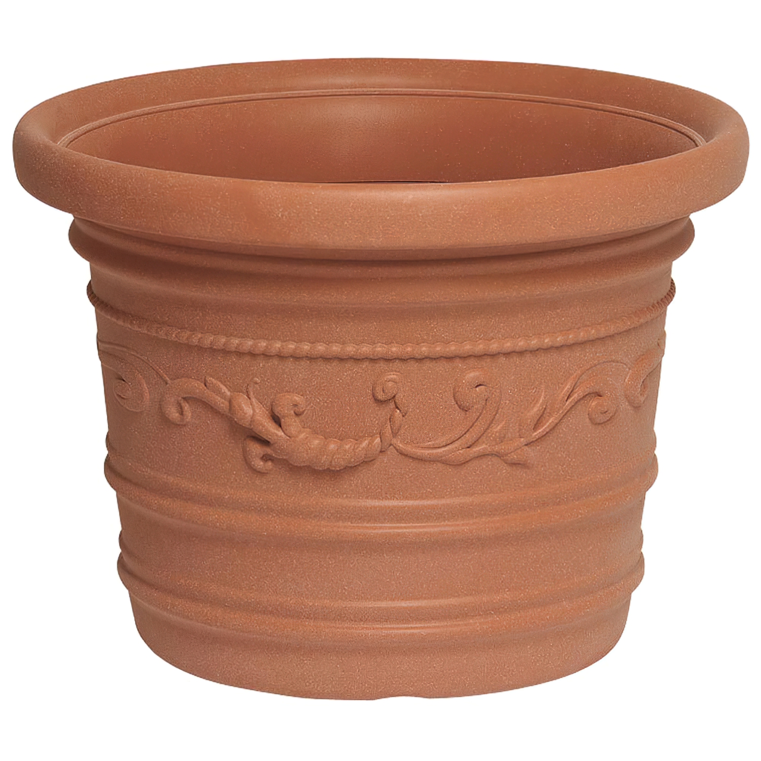 Plastic Forte - Jardinera Rectangular 22 Cm Con Plato Integrado. Terracota | Leroy Merlin