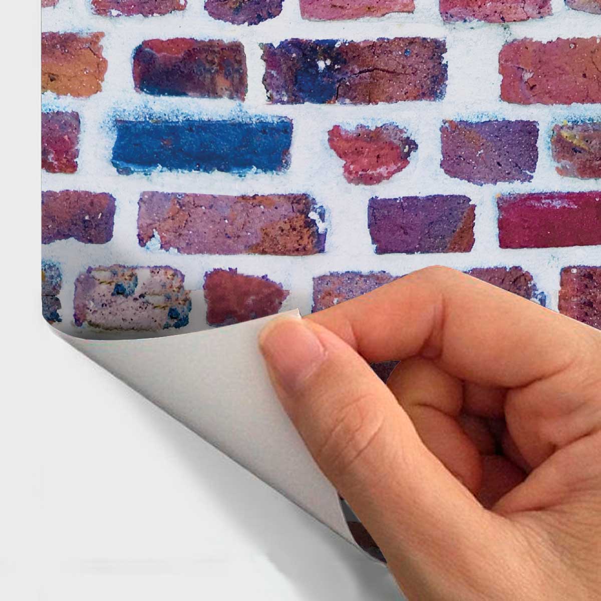 Adesivi pietra mattoni di York - Sticker adesivo - adesivi murali - 40x40cm - 4