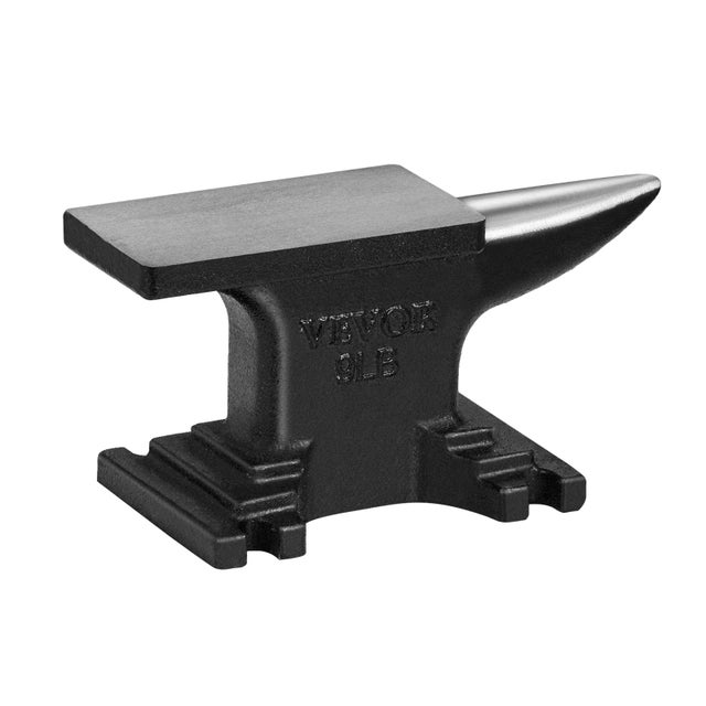 Enclume Forgeron VEVOR 4 kg Une Bigorne Enclume en Acier Moulé Robuste Table Travail 132x68 mm Dureté 50HRC Compacte Traitement des Métaux Fabrication
