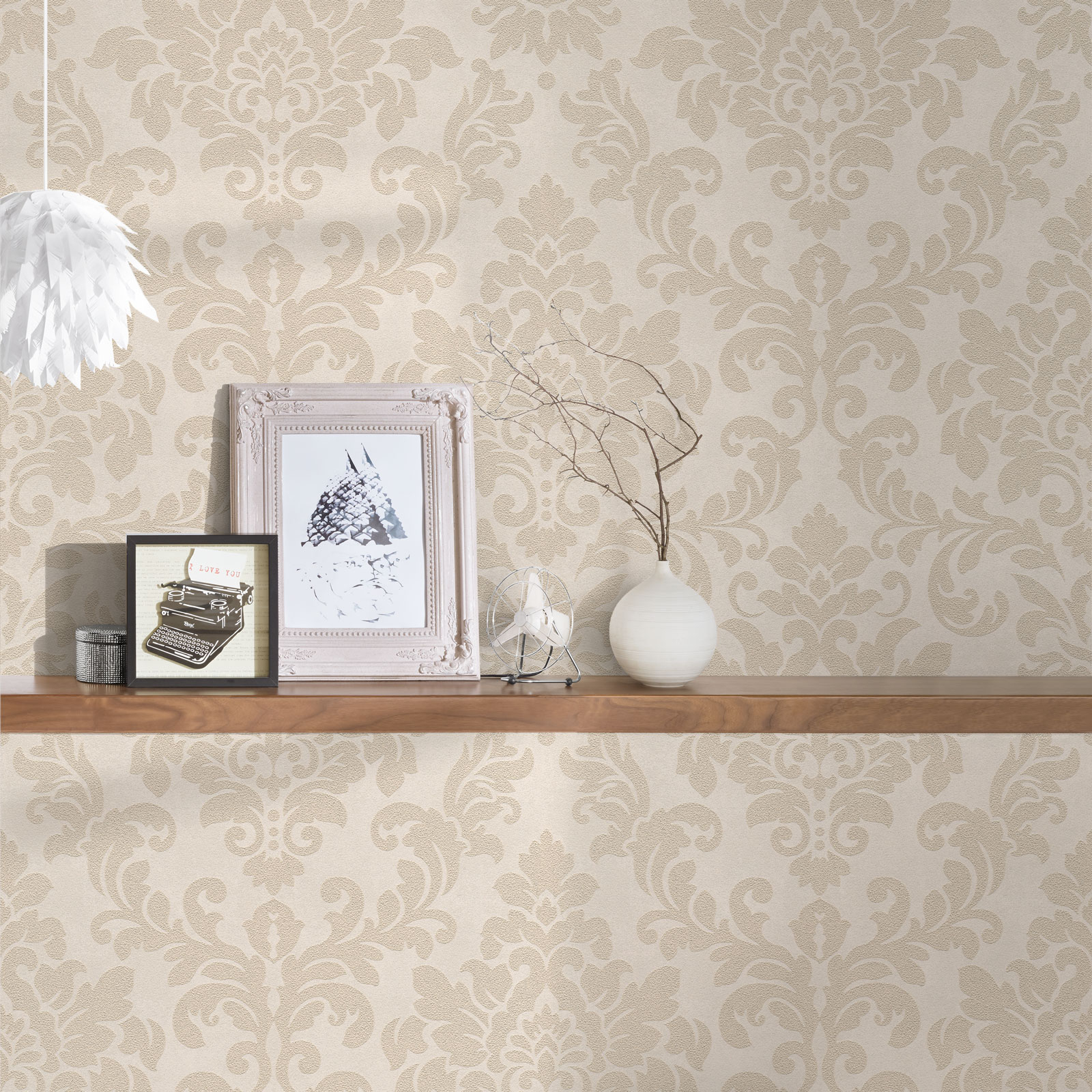 Papel pintado estampado elegante papel pintado vintage y retro estilo barroco papel pintado vinílico floral para sala de estar