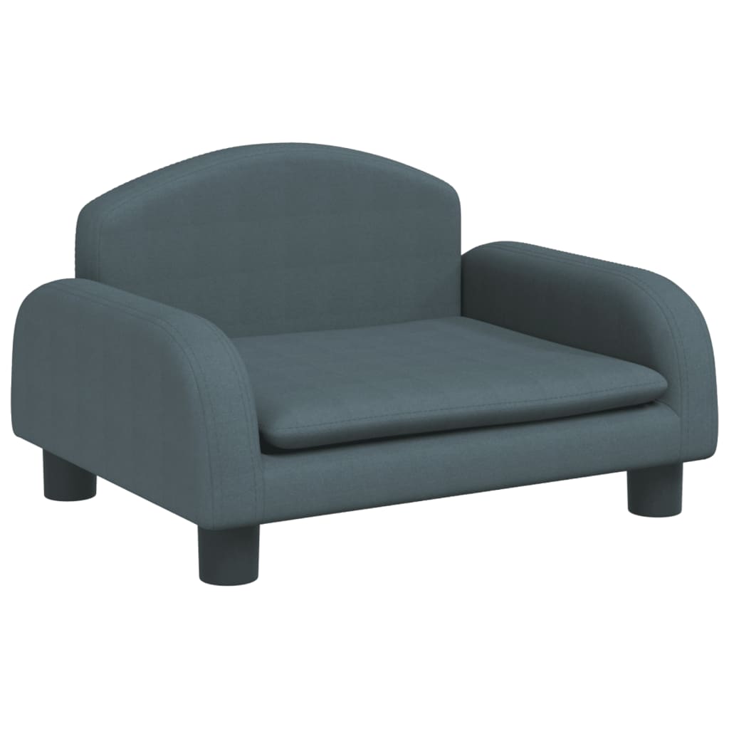 Sofá para niños | sofá de salón | sofá de descanso de tela gris oscuro 50x40x30 cm cfw61273