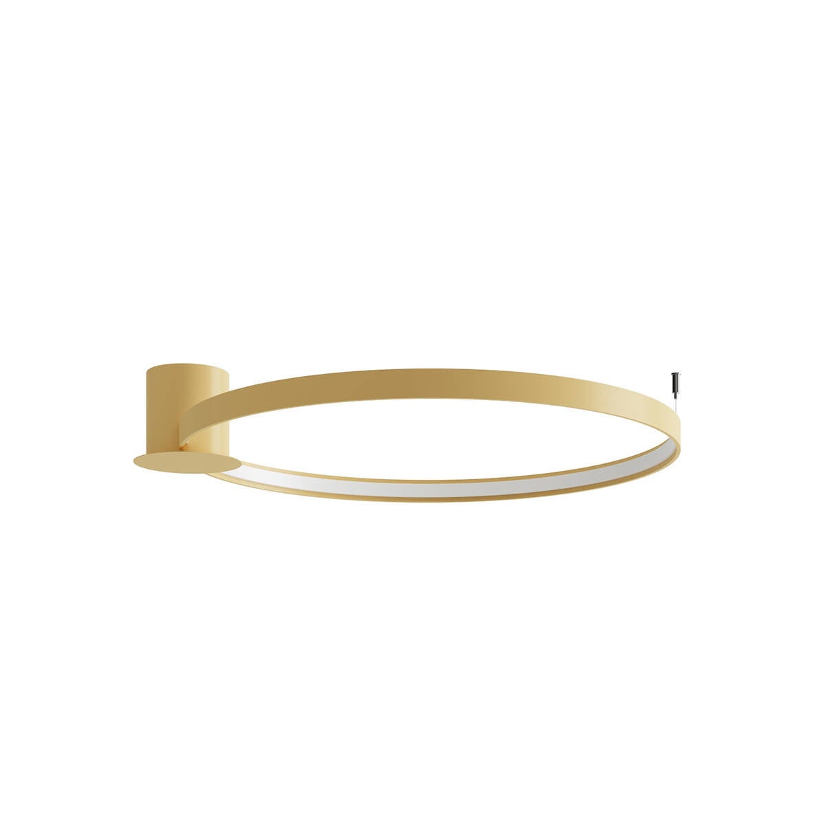 Plafon Rio okrągły złoty LED 31W 3000K 4099lm wym: 12,5 x 84 cm IP20 aluminium Thoro Lighting