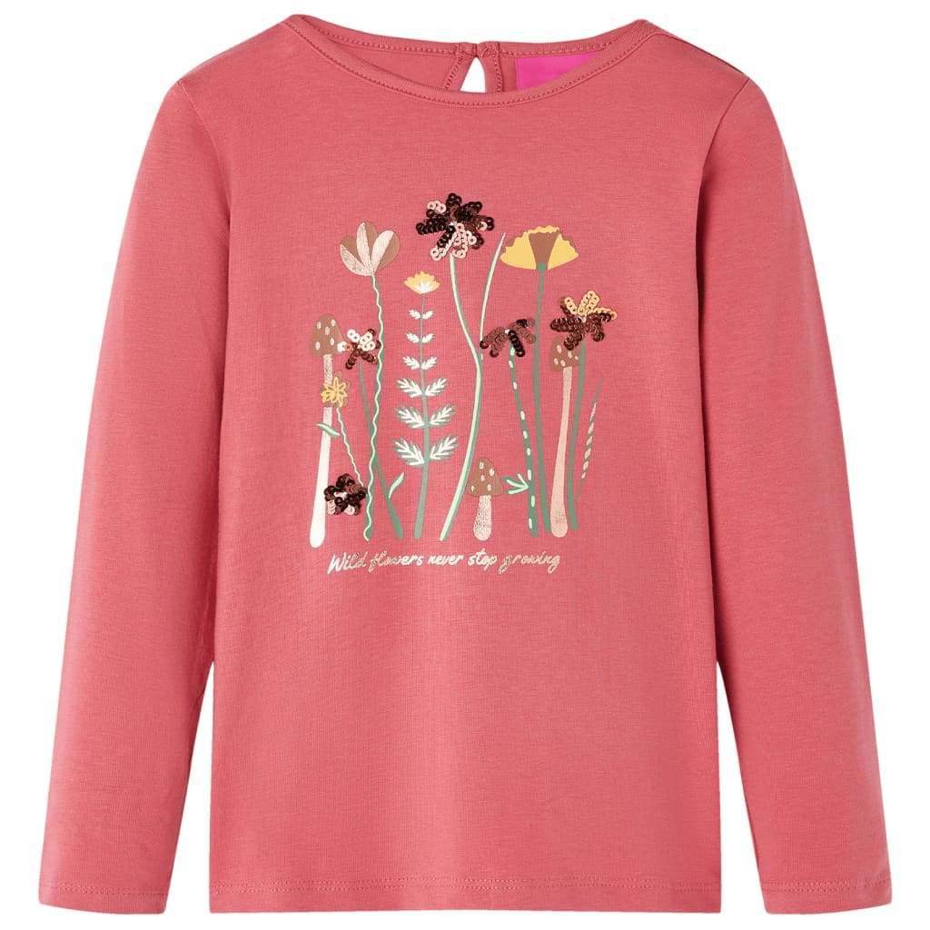 Chemise Manches Longues Fille Princesse Lillifee Avec écureuil Rose - Taille 104/116, Neuve Avec étiquettes - Modèle ST1216