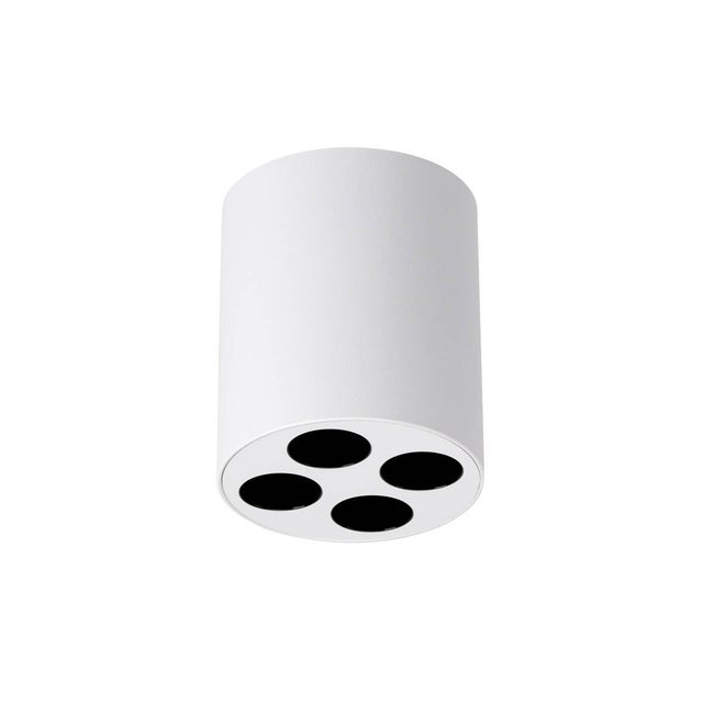 Reflektor sufitowy spot natynkowy okrągły Zoe biały LED 9W 4000K 887lm wym: 8,3 x 7,2 x 7,2 cm aluminium Sollux Lighting