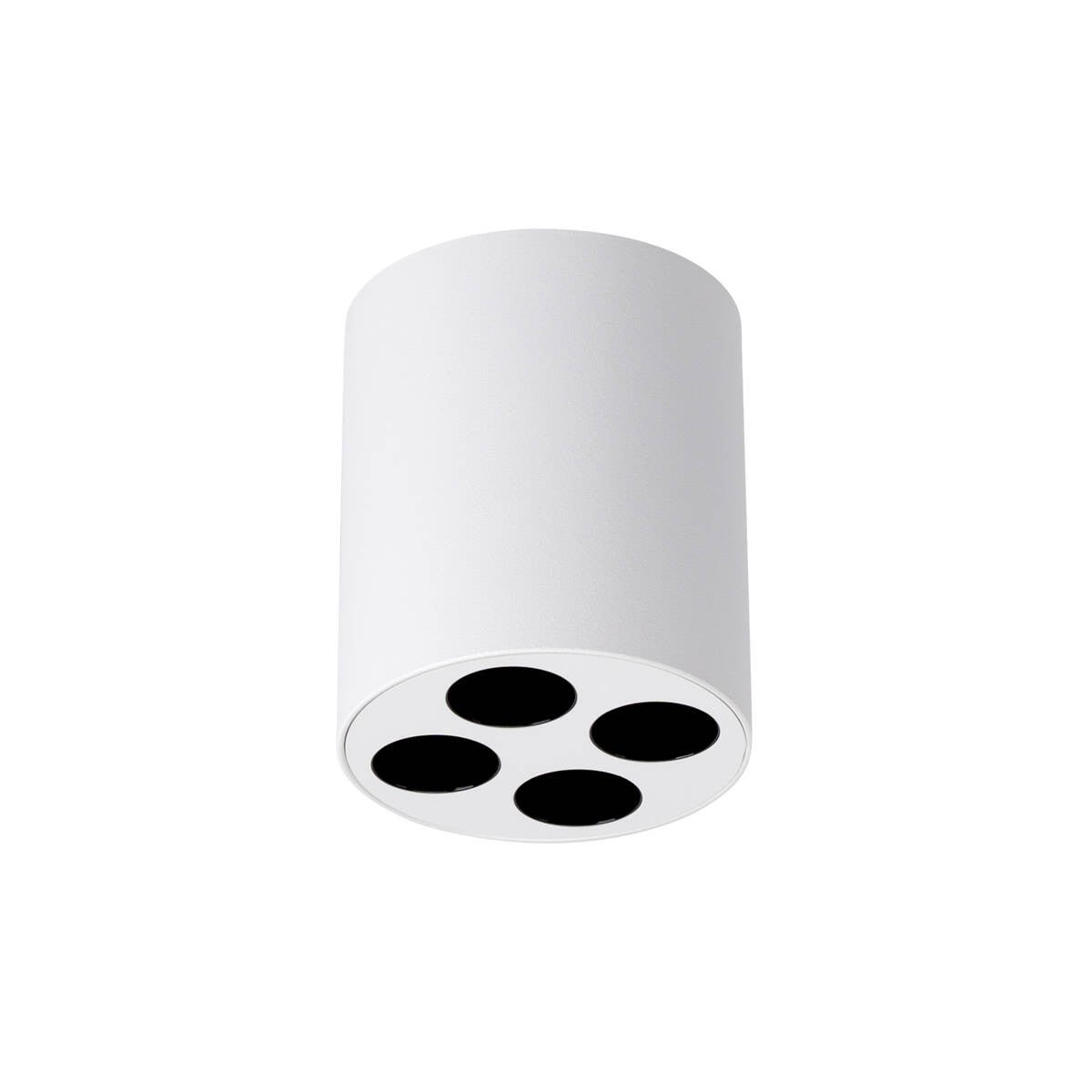 Reflektor sufitowy spot natynkowy okrągły Zoe biały LED 9W 4000K 887lm wym: 8,3 x 7,2 x 7,2 cm aluminium Sollux Lighting
