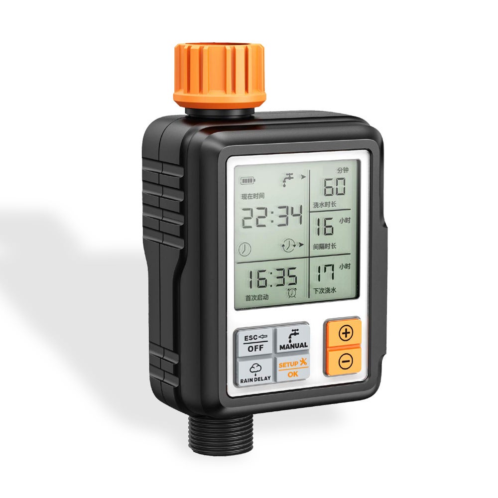 Programator Nawadniania Automatyczny Timer Nawadniania Kropelkowego, Wiele Trybów, Ekran LCD 3"