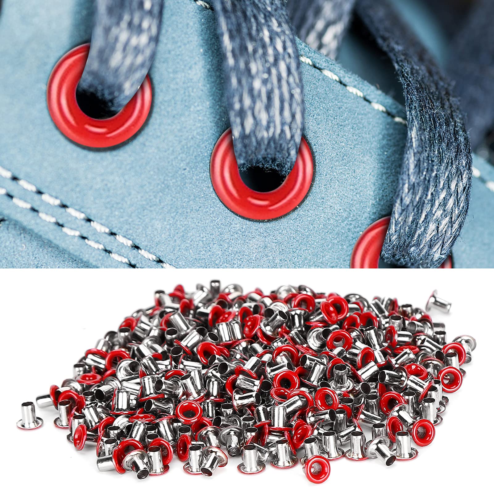 Lot de 500 œillets en laiton avec trou intérieur de mm, kit d