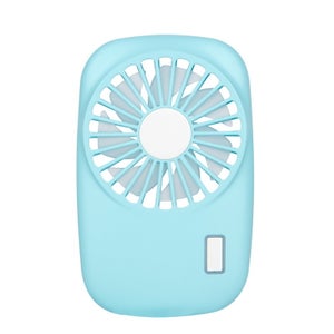 Mini ventilatore portatile, piccolo, senza spazzole, da collo, pieghevole, con display digitale USB, 5 velocità regolabili. | Leroy Merlin