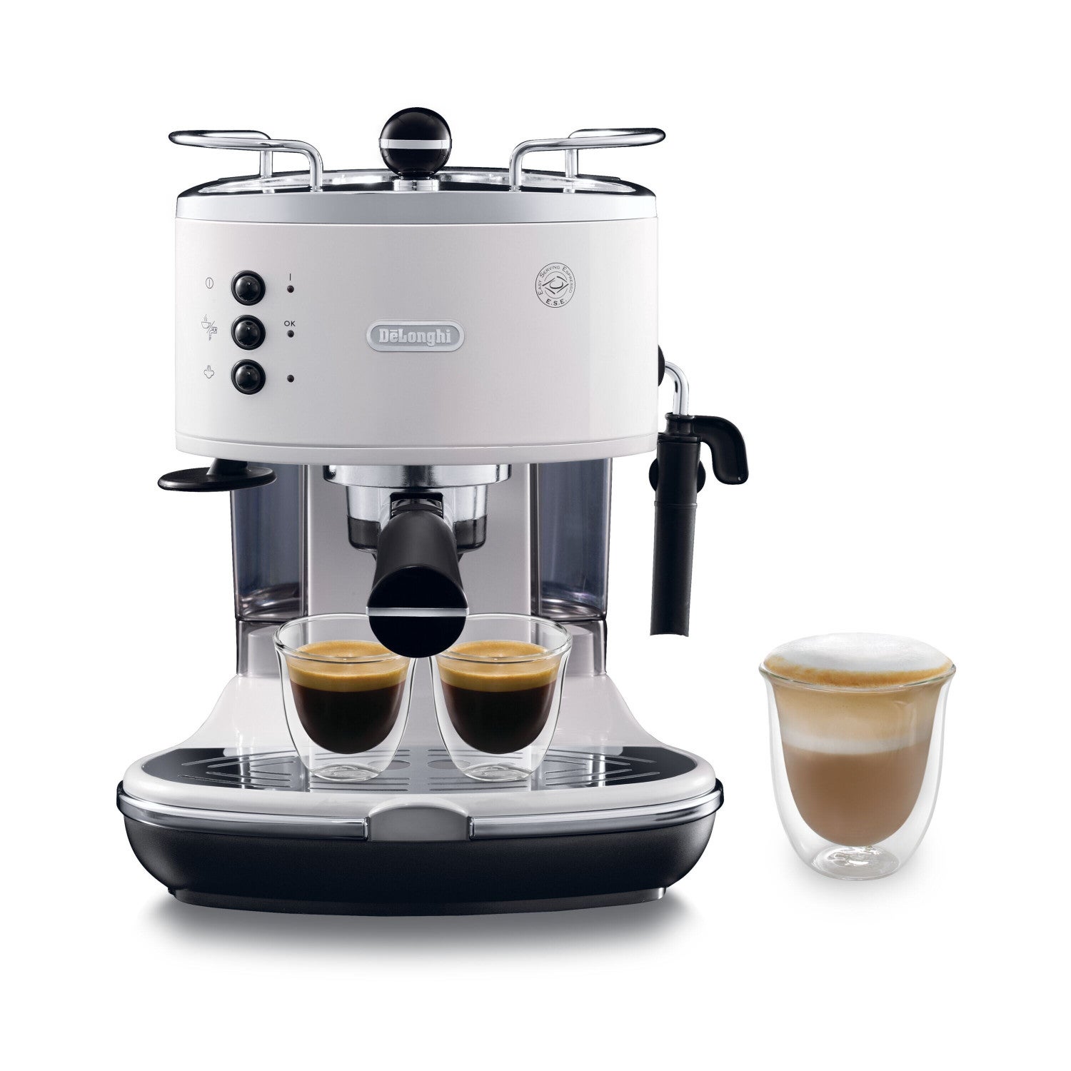 Delonghi Manual De La Máquina De Café Expreso De Superficie Plana Eco 311.W De 1,4 L Negro/Blanco , Leroy Merlin