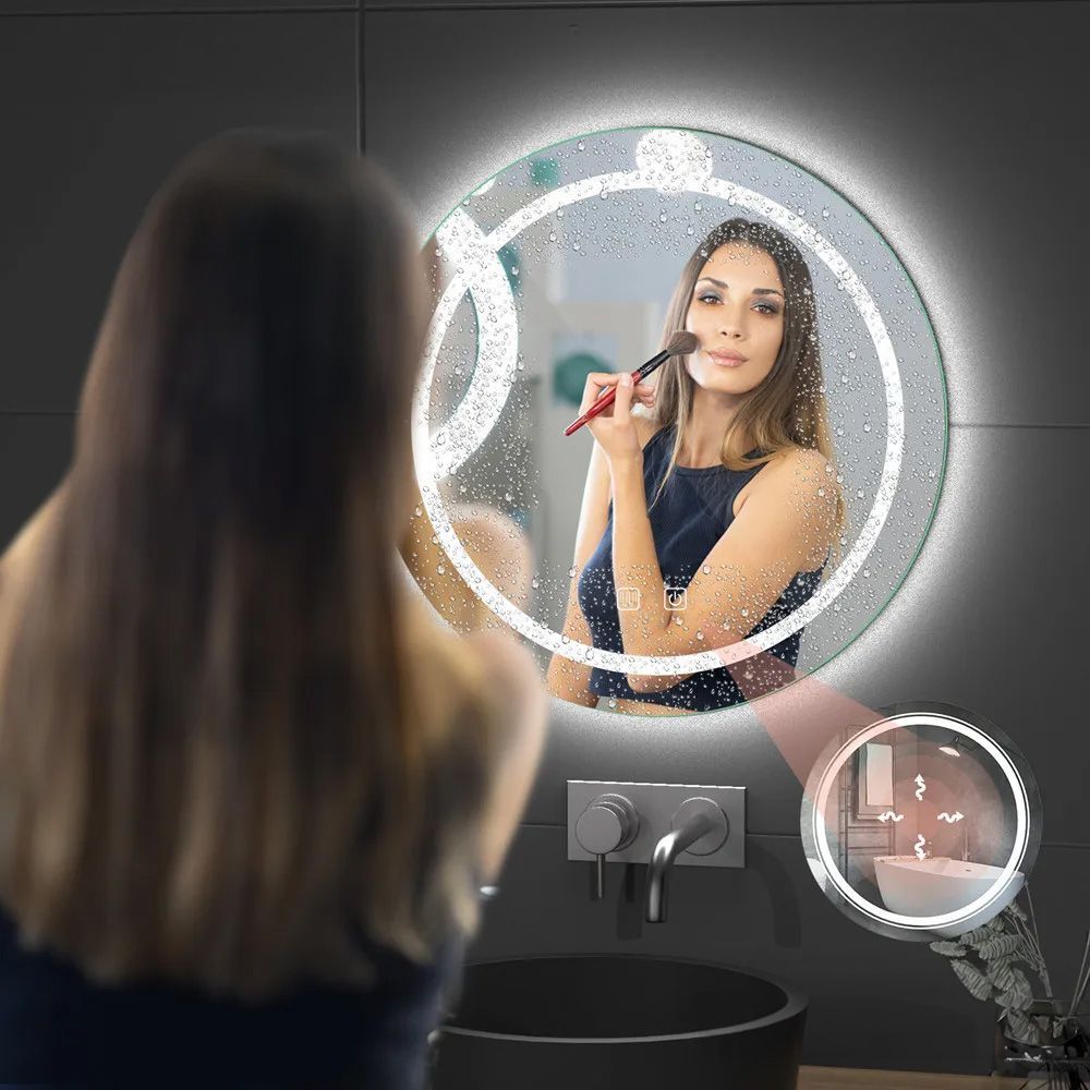 Lustro ścienne LED 70cm BAS - 7