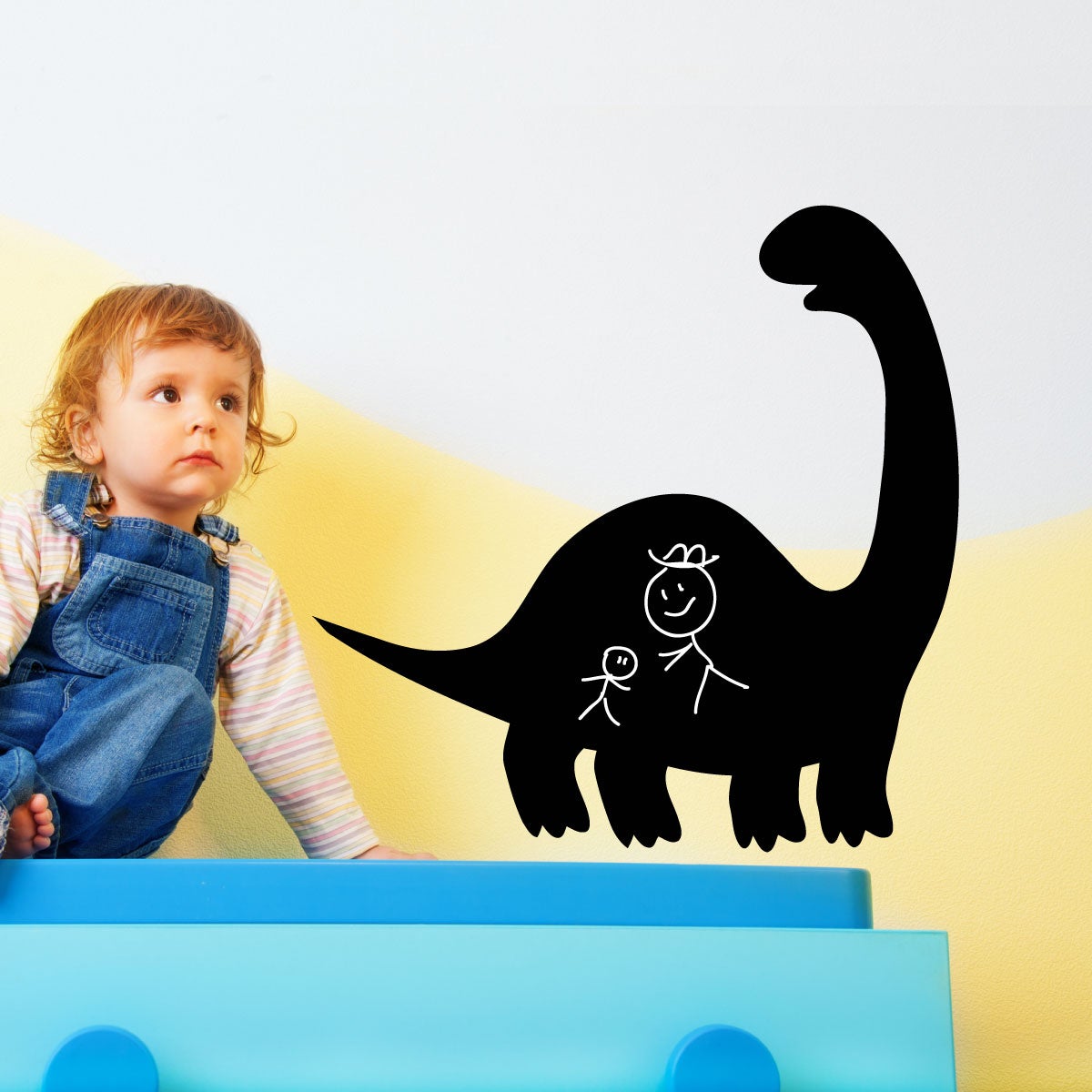 Adesivo Dino - Sticker adesivo - adesivi murali - 70x70cm - 3