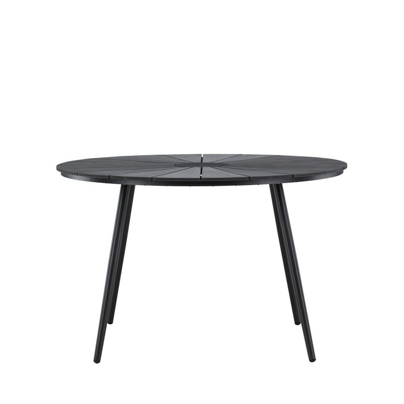 San Vito stół ogrodowy Ø120cm czarny.
