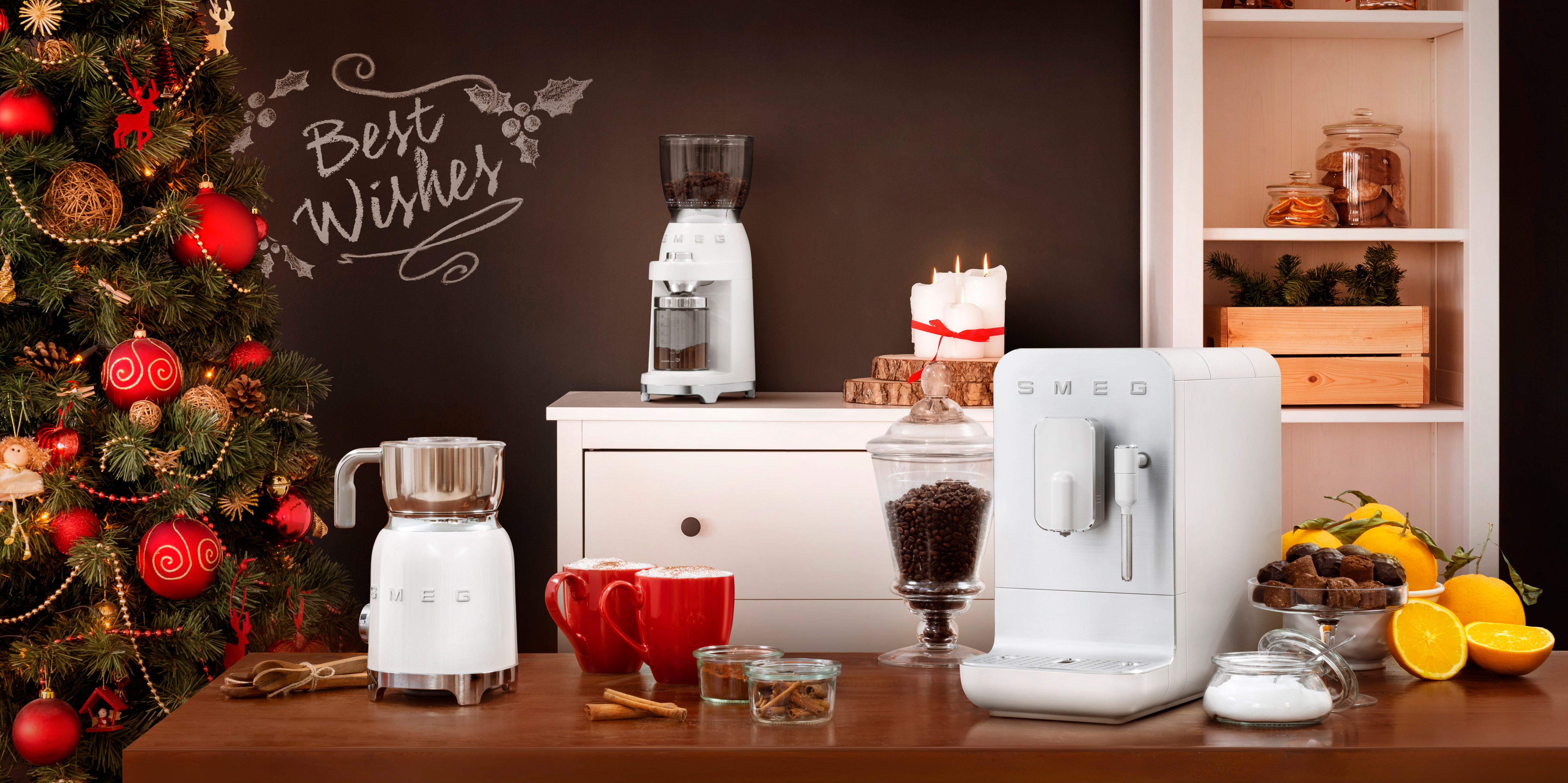 Broyeur à café vintage blanc CGF01WHEU Smeg - 7