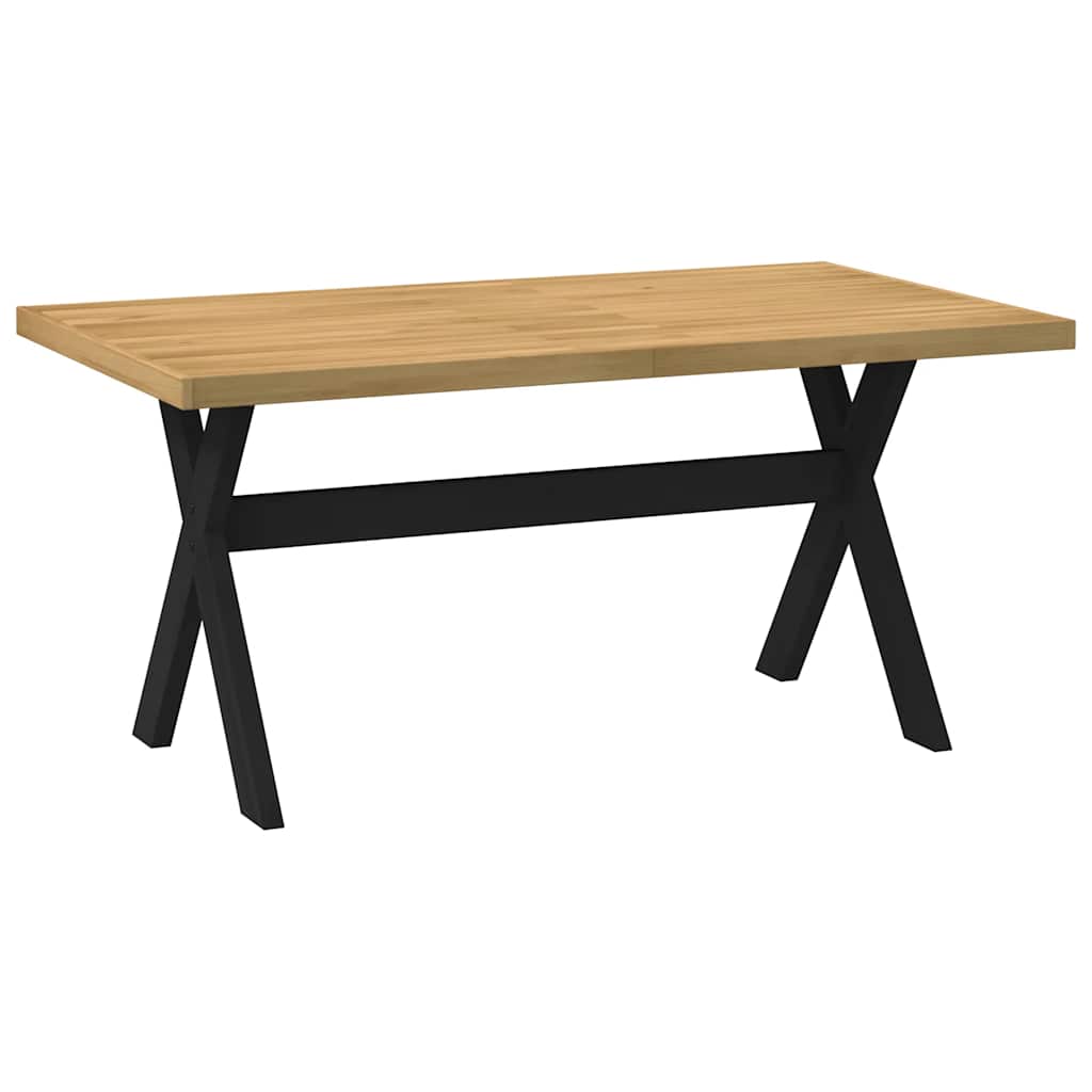 Mesa comedor noain patas forma x madera maciza pino 160x90x75cm