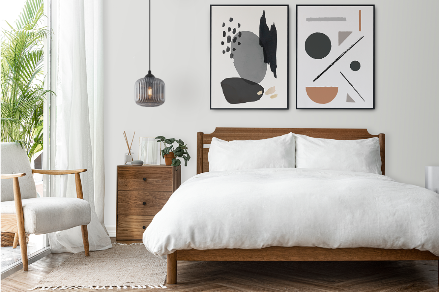 Lampa sufitowa wisząca Riffle loft 1xE27 klosz walec grafit Light Home LH - 4