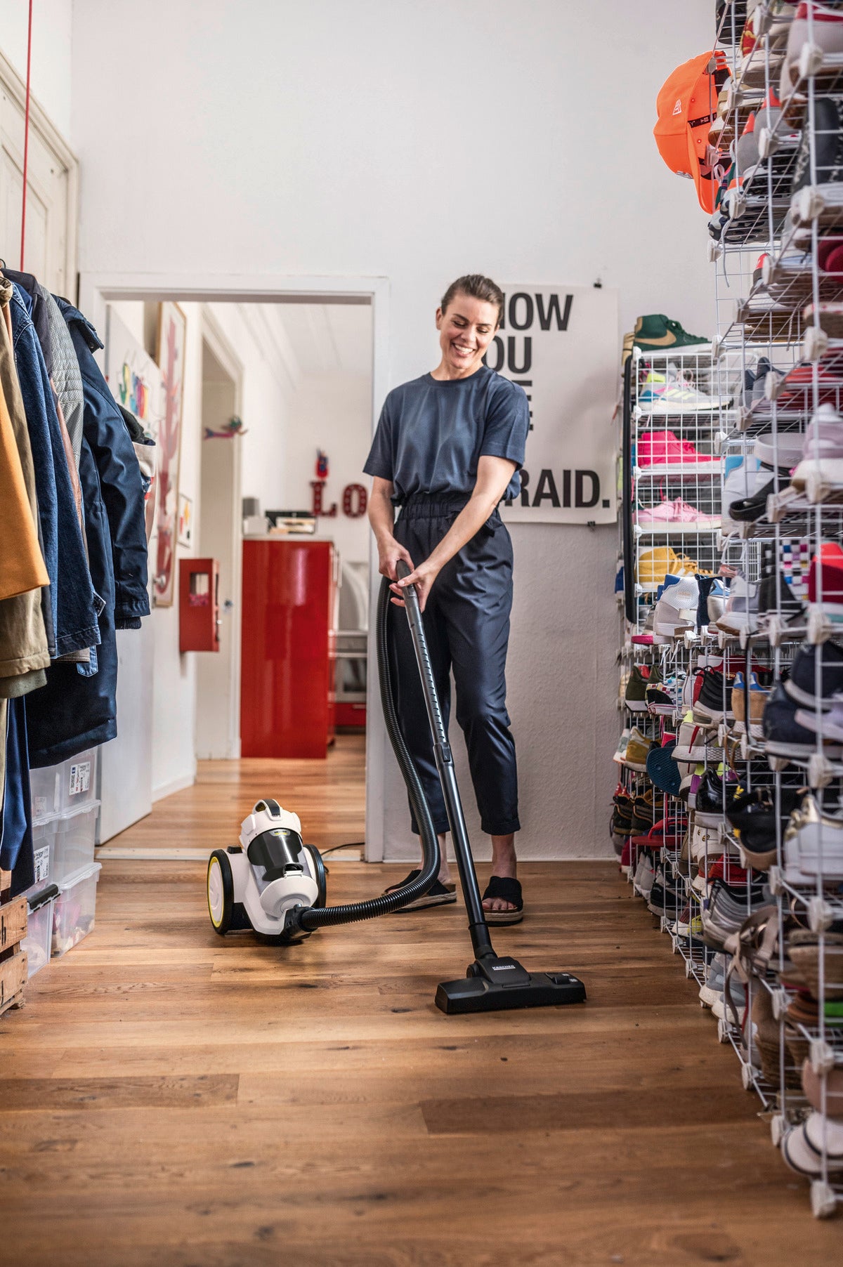 Aspirateur traineau sans sac Karcher VC 3, technologie multicyclonique - 4