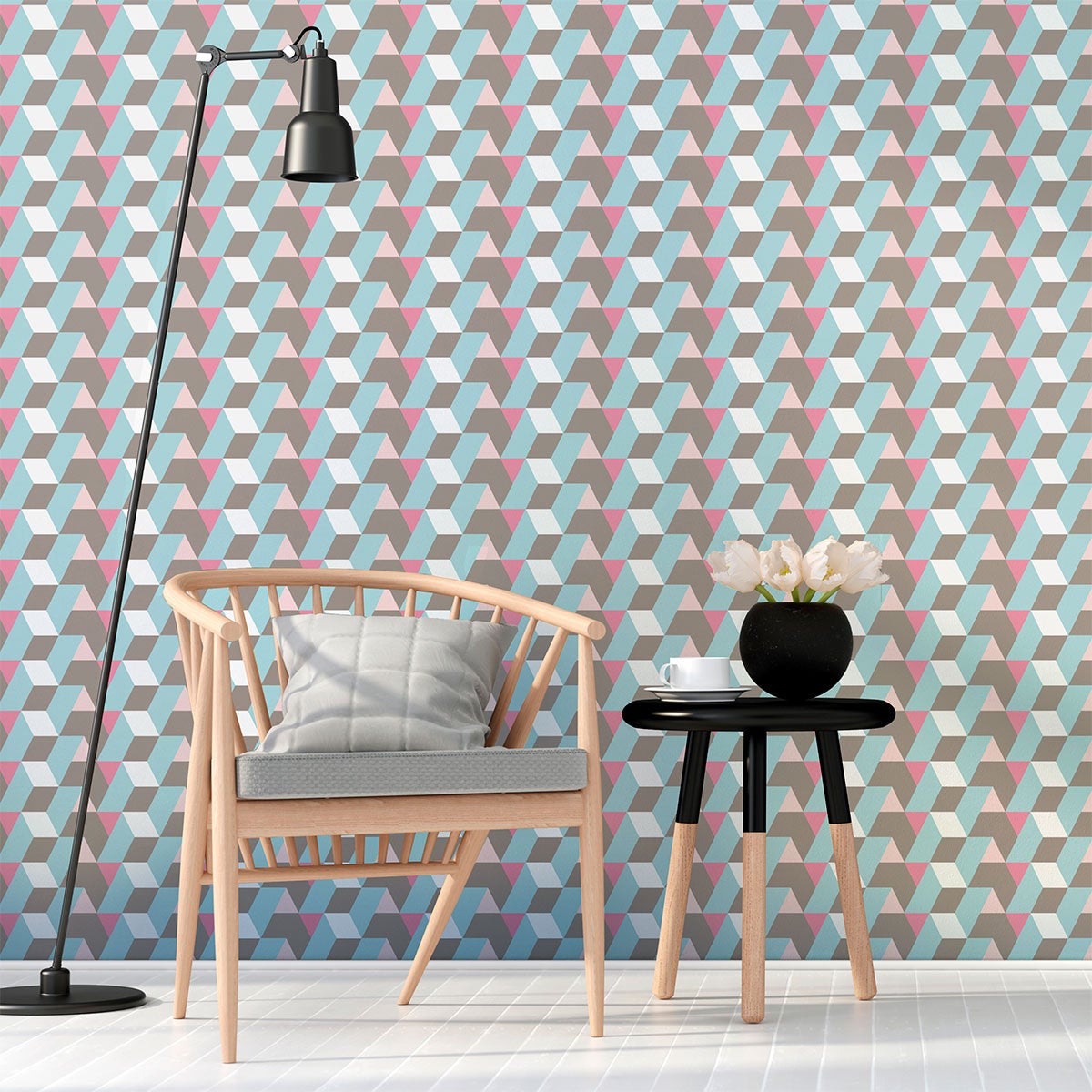 Adesivo arazzo scandinavo ditmar - Sticker adesivo - adesivi murali - 50x50cm - 5