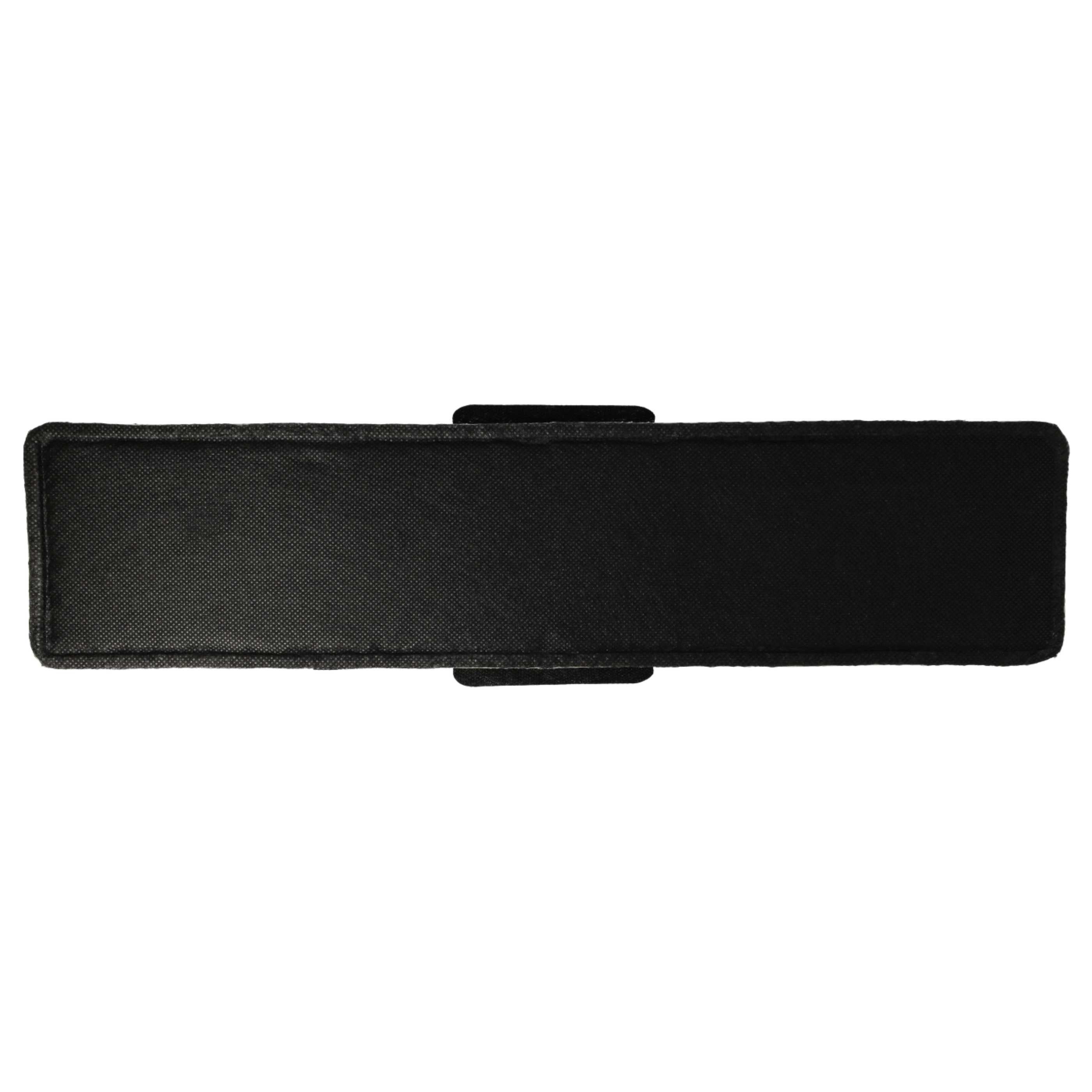 vhbw 4x Filtres à charbon actif compatible avec Miele DA 6708 D / EDST, DA 6700 D / OBSW, DA 6708 D / BRWS hotte aspirante - 43 x 10 x 2 cm - 3