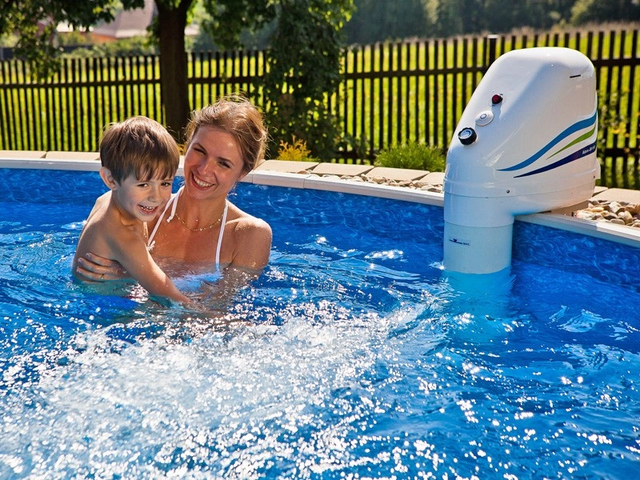 Azuro AquaJet 50 (50 m3/h) - para piscinas acima do solo/enterradas + luz LED branca