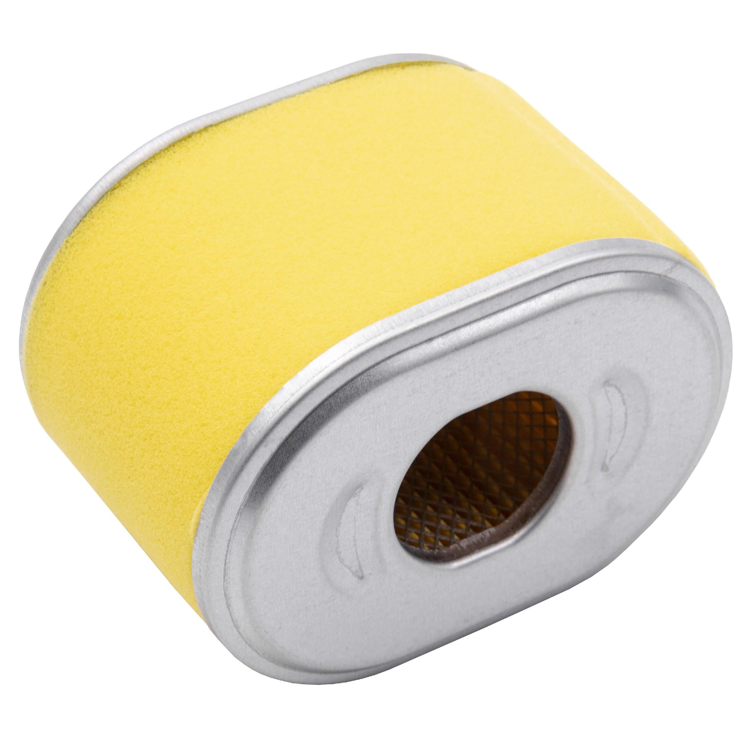 vhbw Filtre de rechange avec préfiltre compatible avec Honda Horizontal GX 200 UT tondeuse à gazon - 10 x 7,4 x 6,9cm argenté/jaune - 3