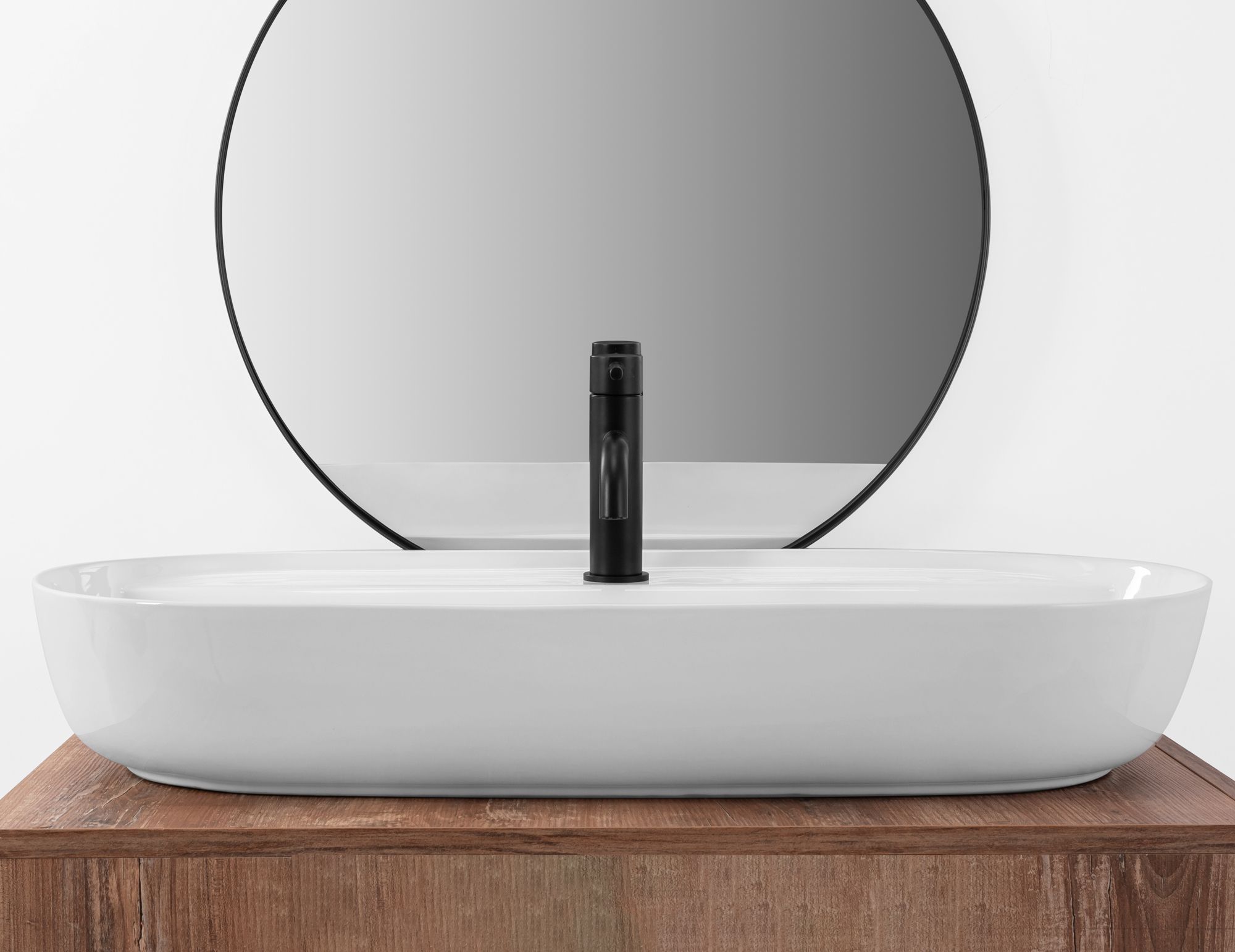 Umywalka Nablatowa Rea Aura 81 Biały 81 X 41 - 3