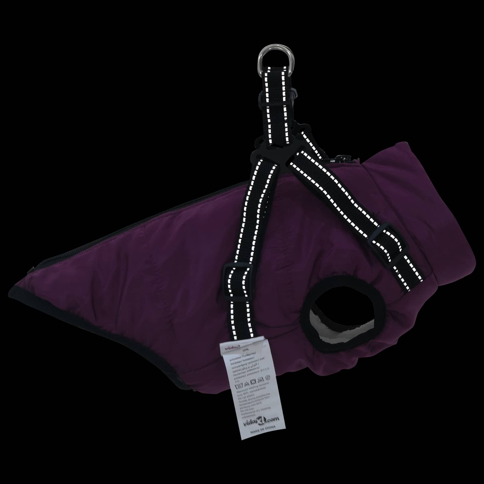 Abrigo para Perros Morado L36 Vellón y poliéster vidaXL - 9
