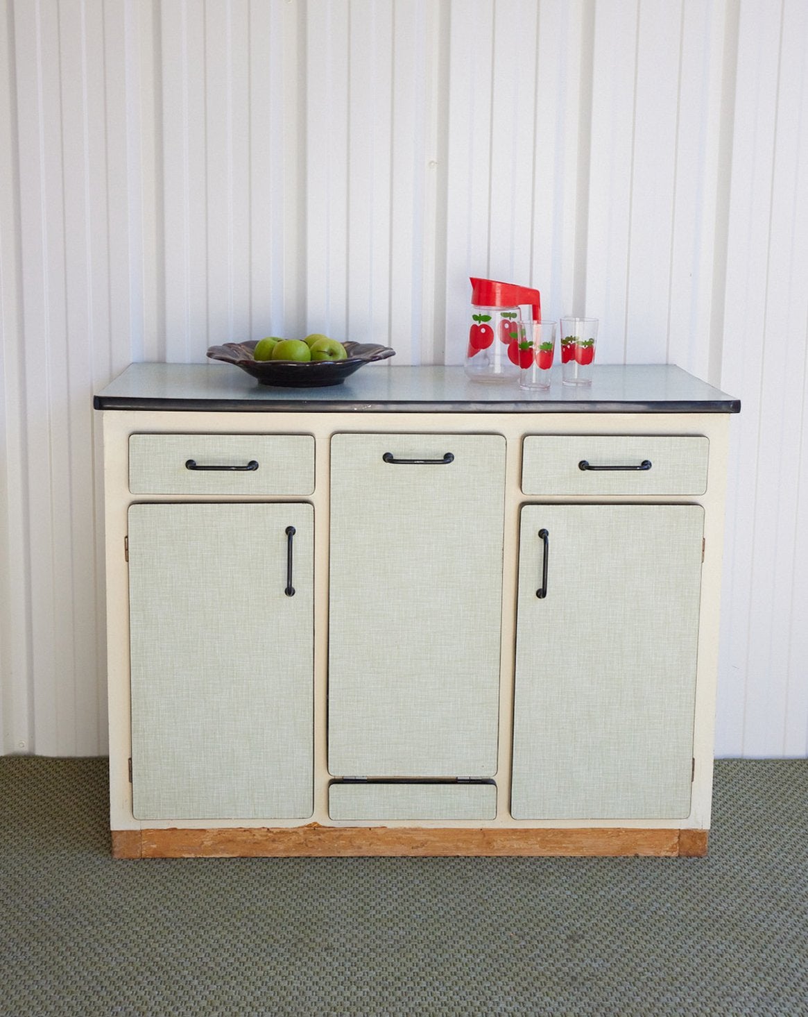 Buffet en formica vert Gilbert N°1900 | Leroy Merlin