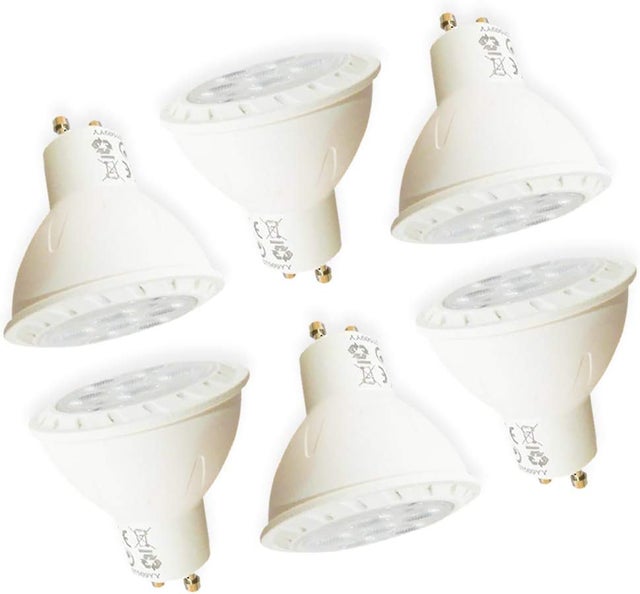 COM-FORT HOUSE | Ampoule Halogène LED GU10 | Puissance de 6,5W | Type de Lumière: Chaude | Pack de 6 unités