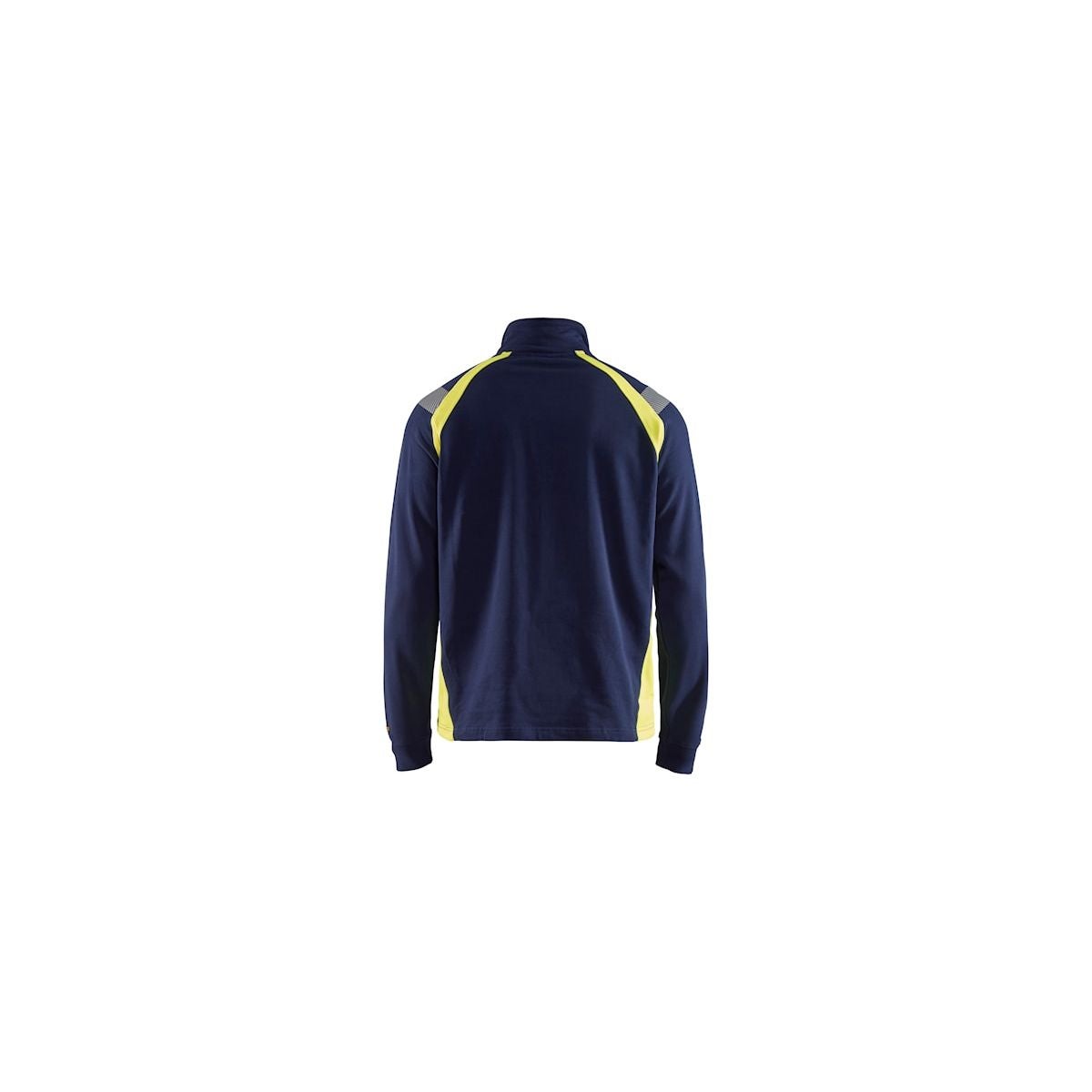 Sweat col camionneur détails fluo Marine/Jaune fluo - Blaklader - Taille XL - 2