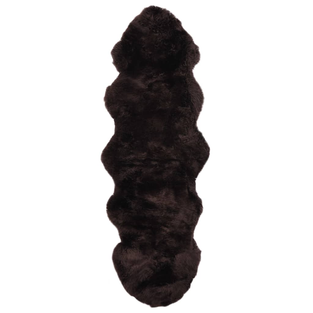 Tapis En Peau De Mouton – Blanc – Environ 85 X 60 Cm