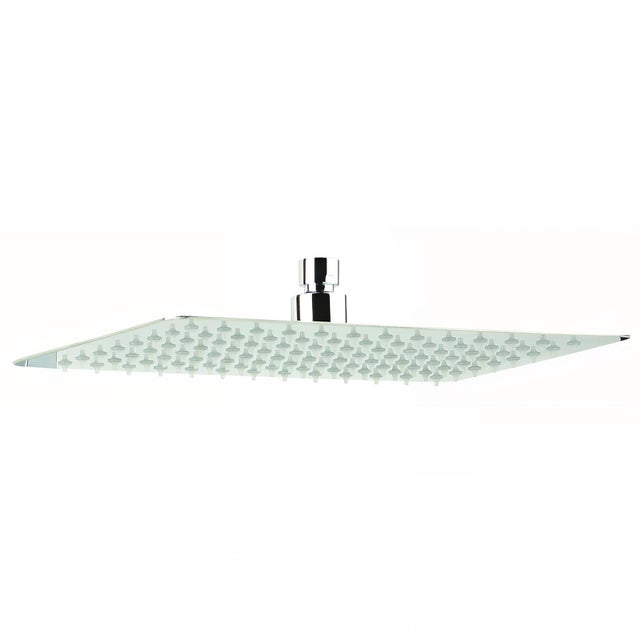 Pomme haute inox 250x250mm, système anti-calcaire, ultra-fine