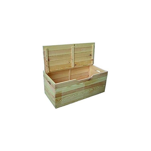 Cassapanca Legno Ibisco Con Coperchio