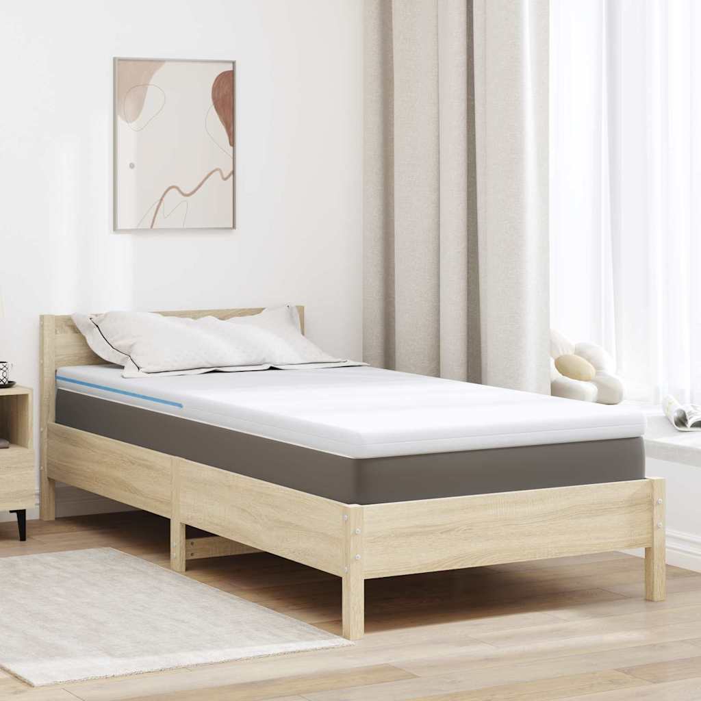 Nakładka na materac Biały 120 x 200 cm Tkanina żakardowa vidaXL