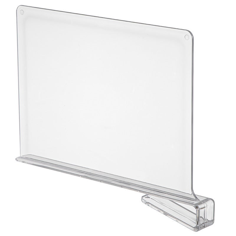 Séparateur étagère pour garde-robe (lot de 4) - système aménagement placard pratique en fil