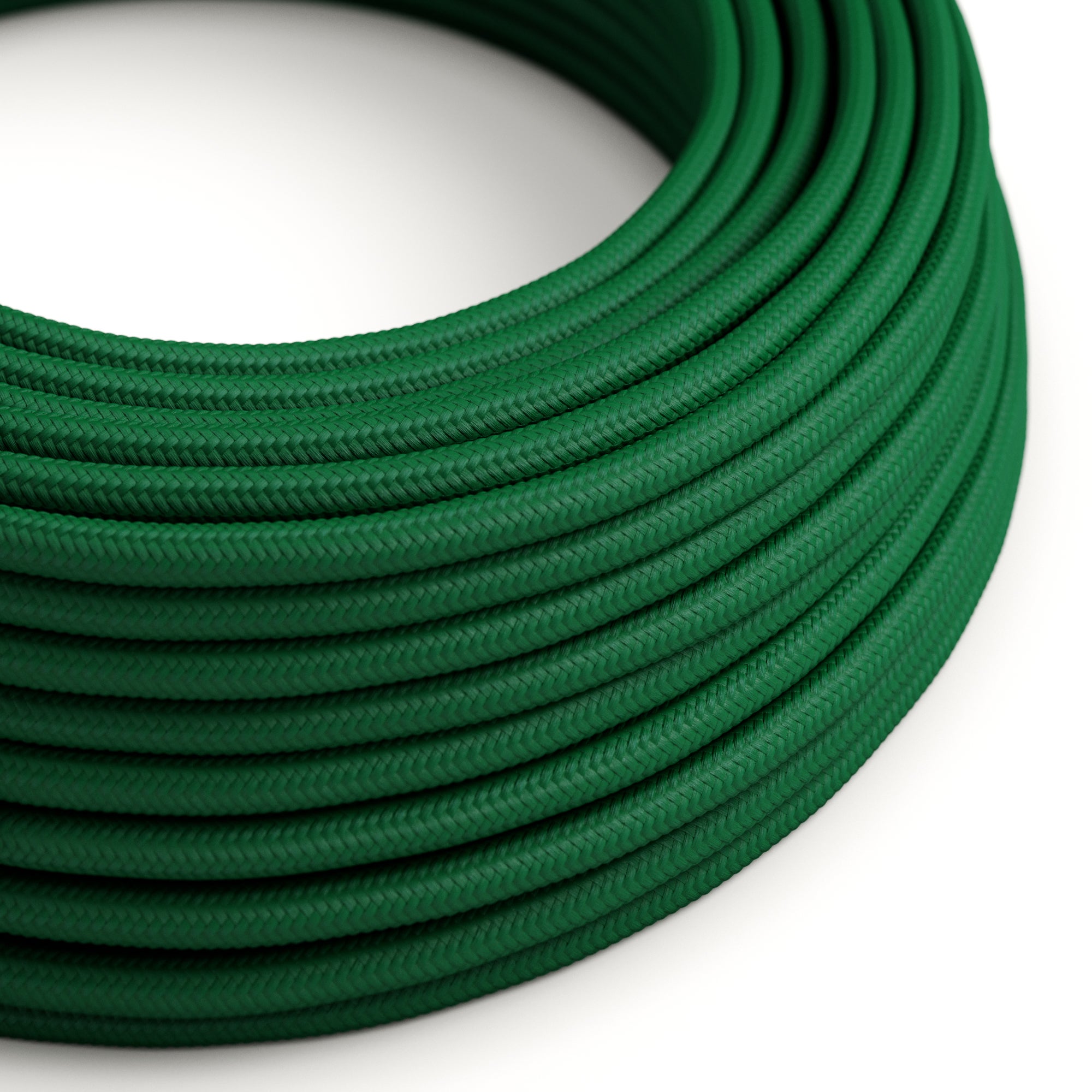 Hecho En Italia Fibras Naturales Cable Eléctrico Textil Trenzado Amarcords 20m Marrón - 2x0.75 Mm, Estilo Vintage Para Lámparas Cable Textil Marrón 20 Metros