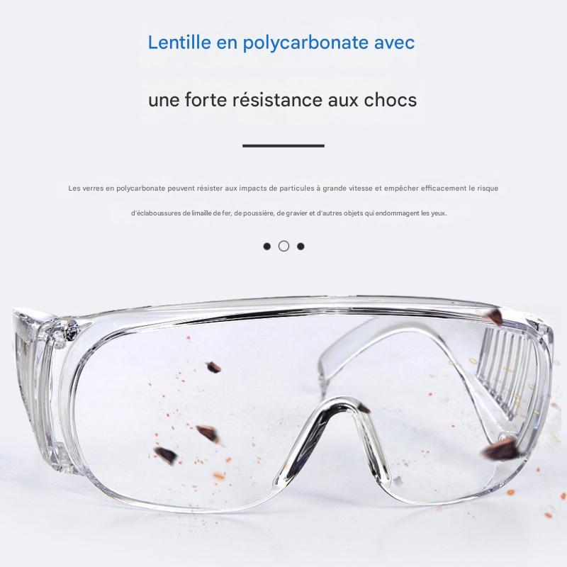 Lunettes de cyclisme en plein air anti-vent et anti-sable, lunettes anti-impact et anti-éclaboussures multifonctions anti-buée - 4