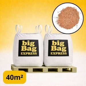 Lot de 4 sacs de 25 KG de sable de jardinage 0/4