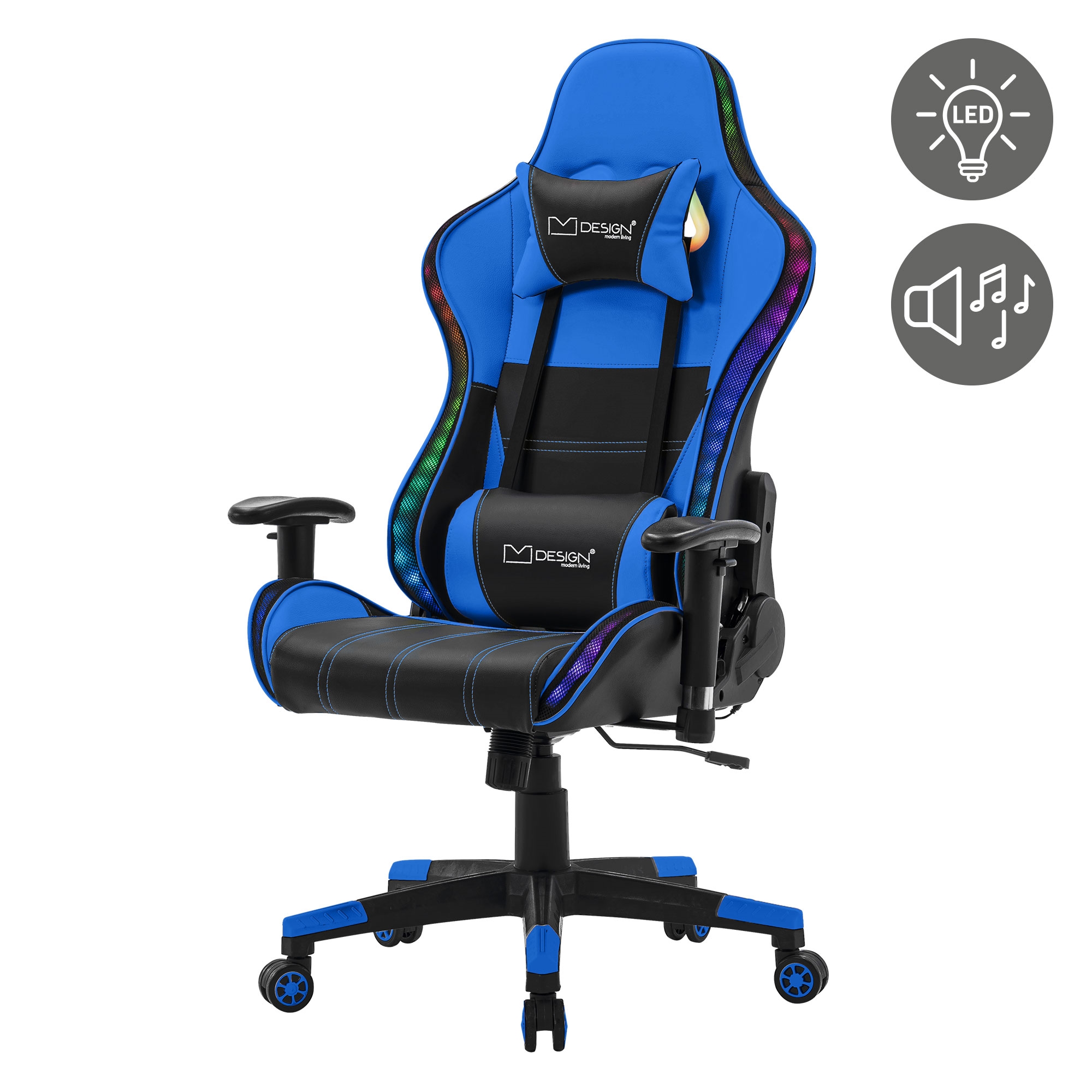 Sedia da gioco a LED Sedia da scrivania Sedia da ufficio Sedia