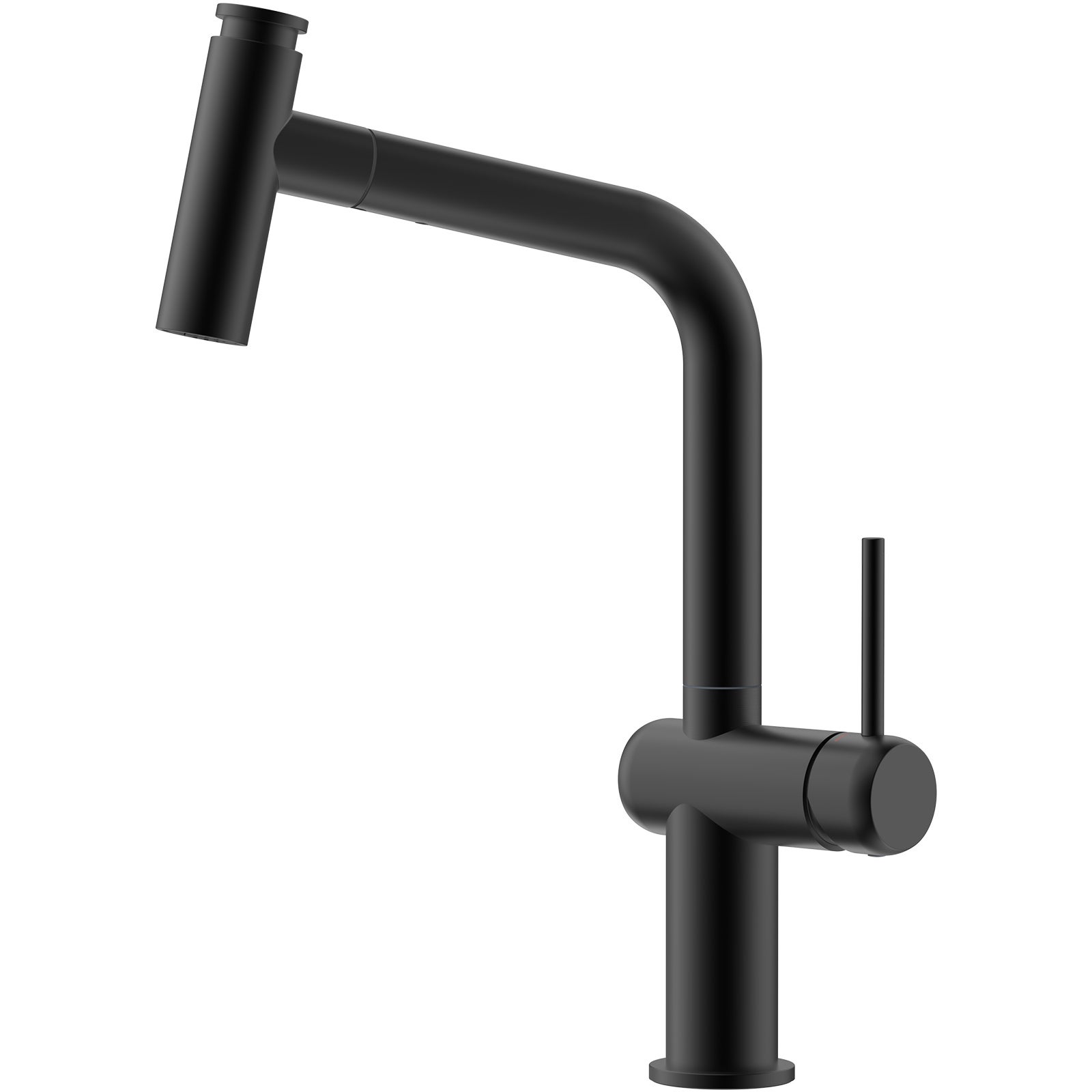 Cecipa max Robinet de Cuisine avec Douchette Extractible, Mitigeur de Cuisine en Inox Noir, Robinet de Cuisine Rotation à 360° - 6